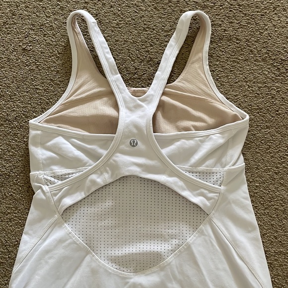 White Lululemon Tank - Picture 3 of 3